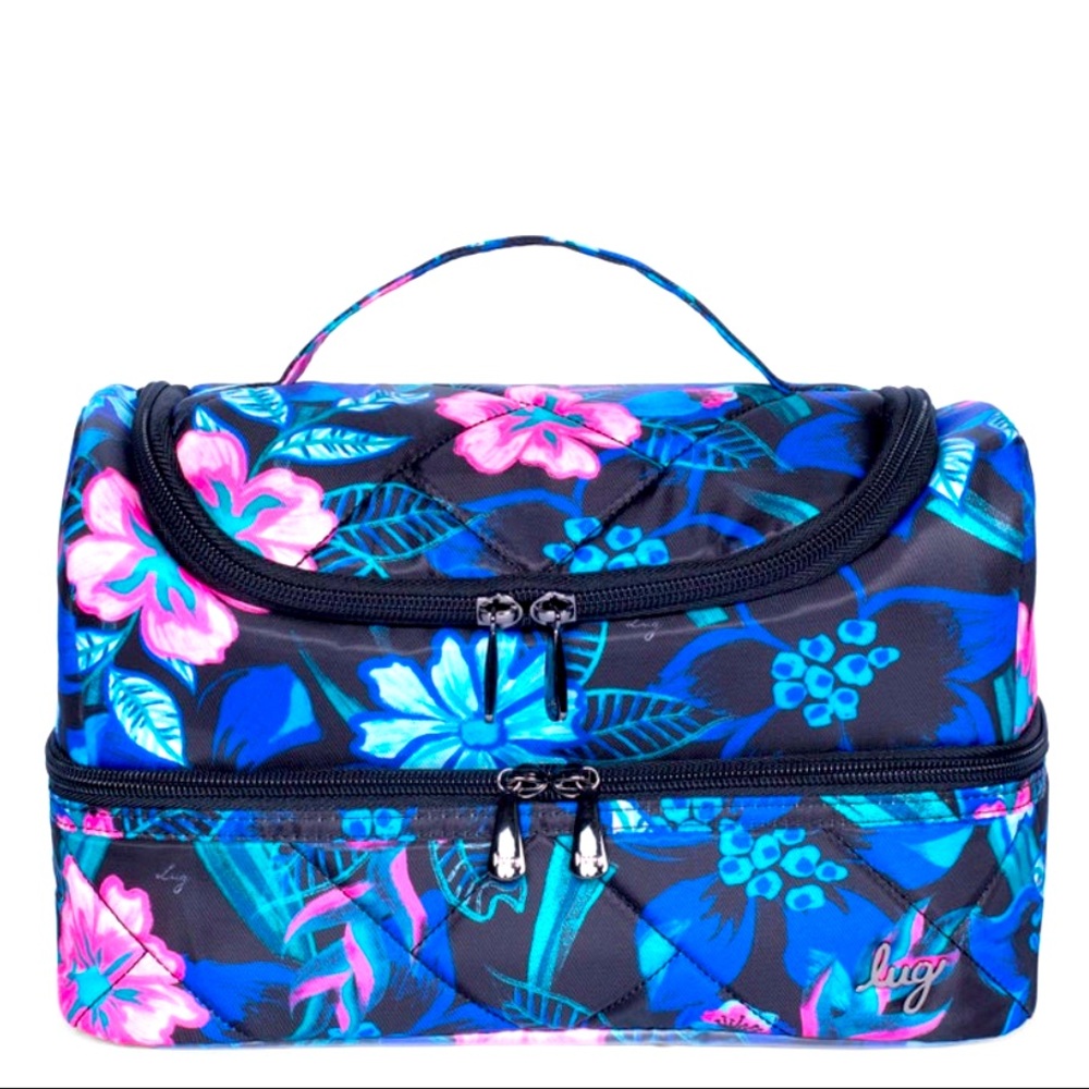 Lug Stowaway Cosmetic Case NWT🌺 Resort Tropics